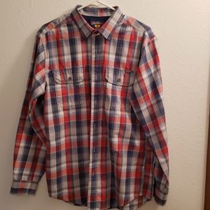 Eddie Bauer Men's LS Flannel Shirt, Performance Wt